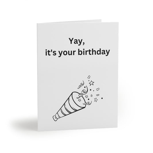 Rude Greeting cards (8 pcs) - happy birthday, rude cards, joke cards,