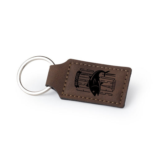 Leather Keychain - gift, keychain, custom keychain, laser engraved, custom gift