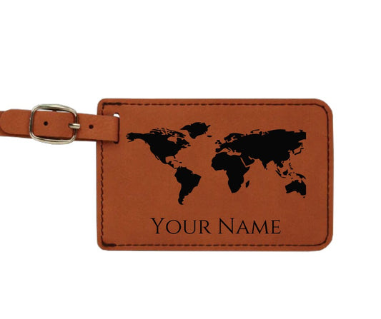 Personalized Leather Luggage Tag, engraved luggage tag, leather engraved luggage tag, luggage tag for men and woman, bride and groom