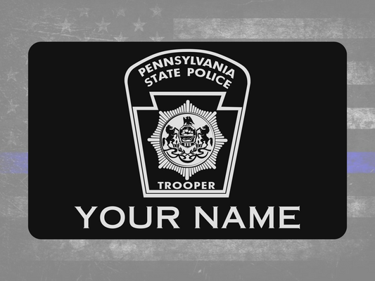 Pennsylvania State Police Metal Miranda Warning Card - law enforcement, metal, laser engraved, police gift, trooper, sheriff (Copy) (Copy)