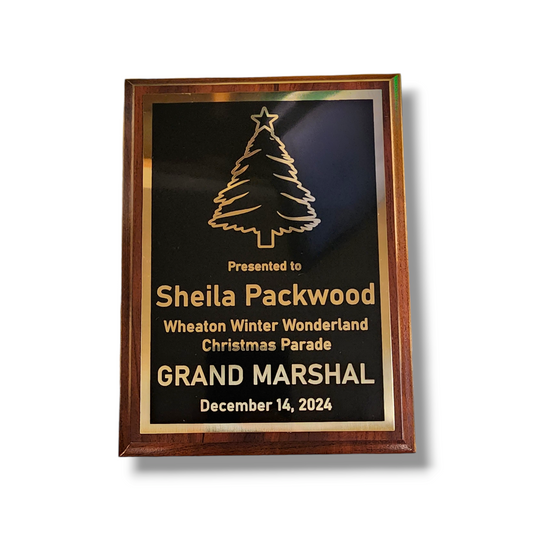 Traditional Value Plaque - award, retirement, recognition, company award