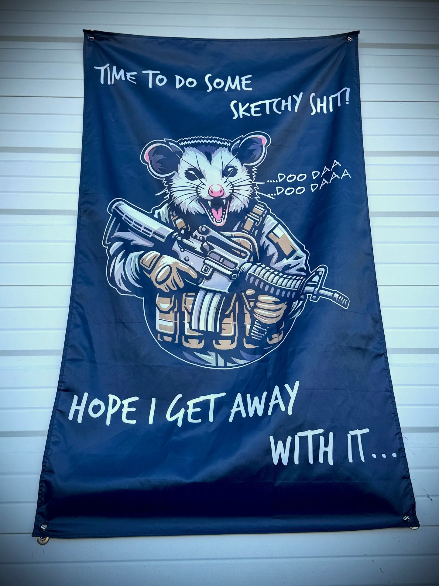 Time to Do Some Sketchy Shit - 5'x3' - Wall Banner