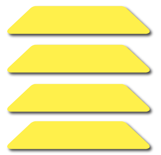 REFLECTIVE BULLARD WILDLAND HELMET STRIPS 4 PACK (MULTIPLE COLORS)