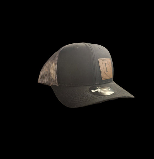 1* (One Asterisk) Leather Patch Hat - cop, police, one ass to risk, police hat, thin blue line