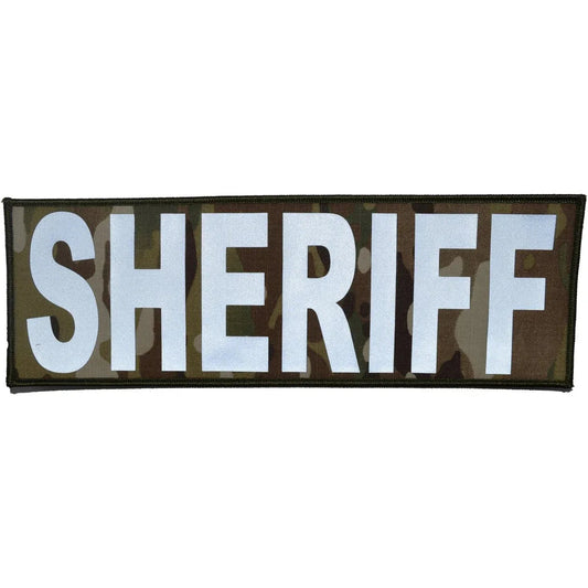 Sheriff Reflective - 4x12 Patch