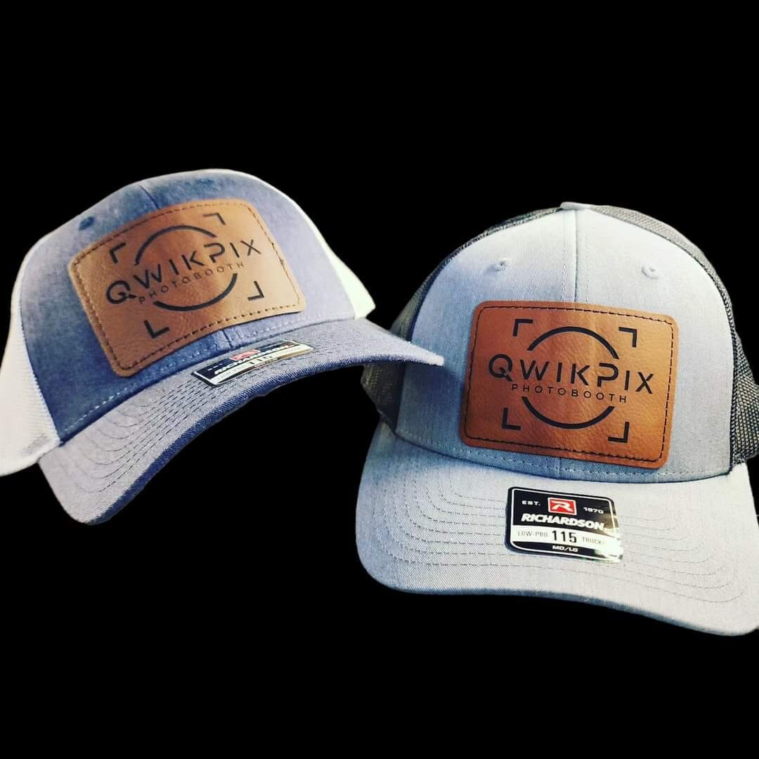 Custom Leather Patch Richardson 112 Hat Multiple Hats- bulk, custom hat, business advertising, patch hat