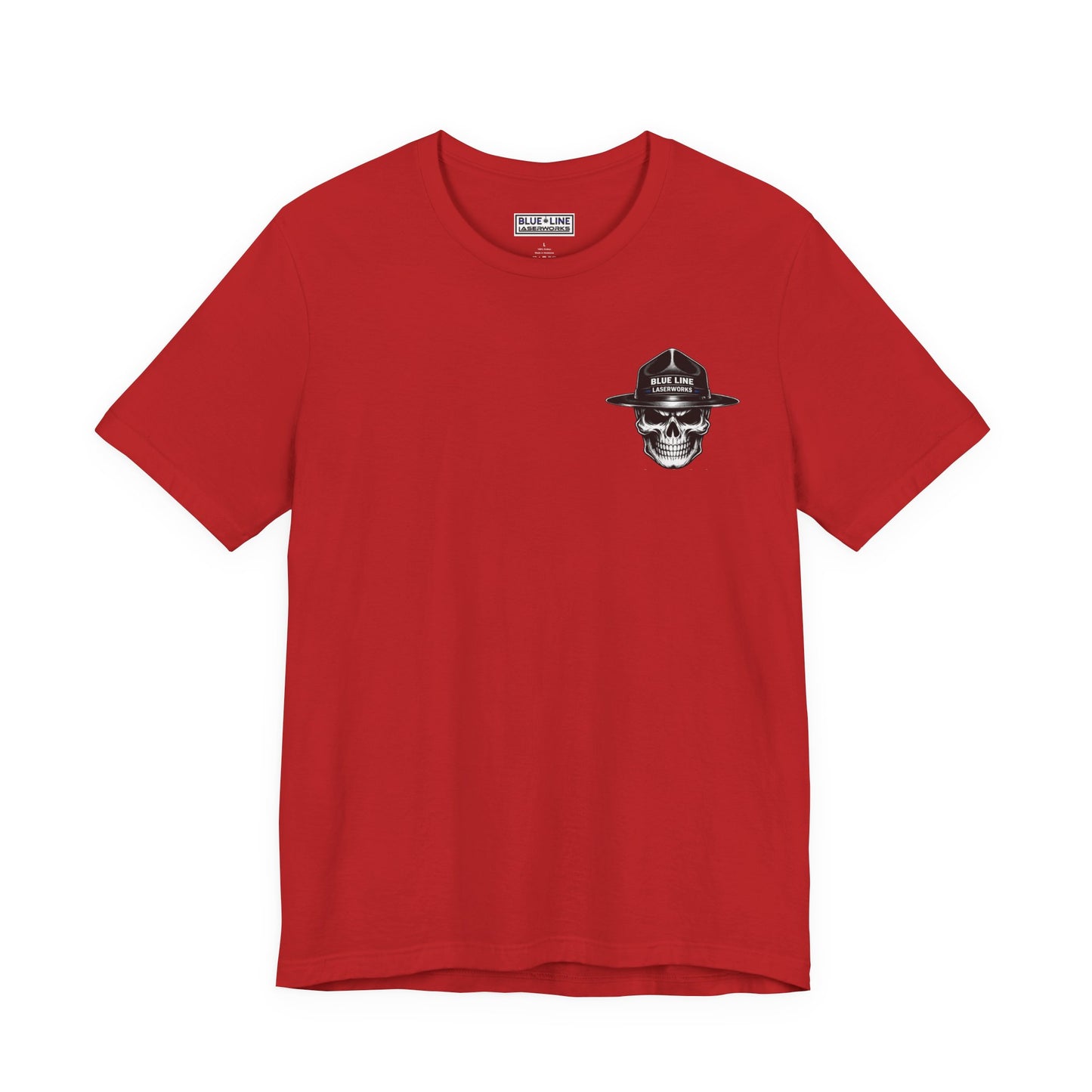 Blue Line LaserWorks No Excuses tee | No Excuses Work Harder shirt