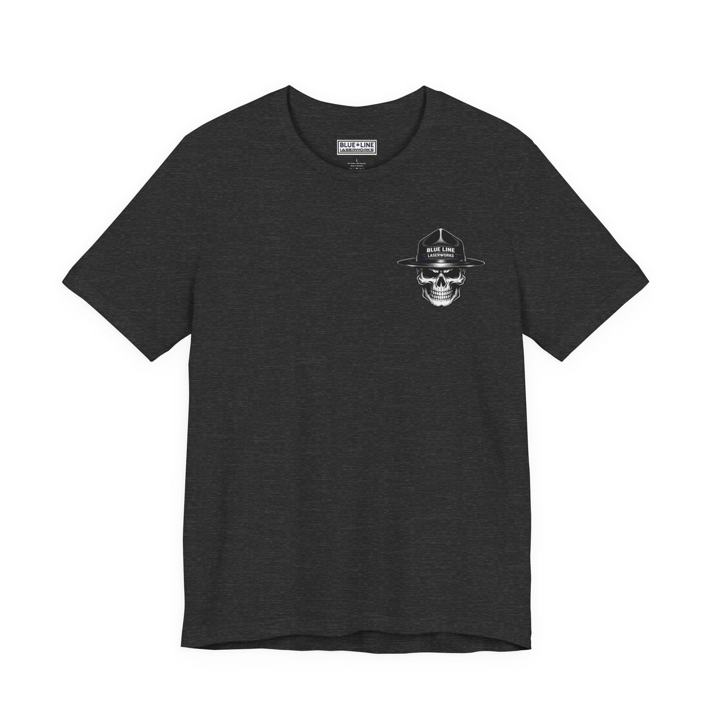 Blue Line LaserWorks No Excuses tee | No Excuses Work Harder shirt