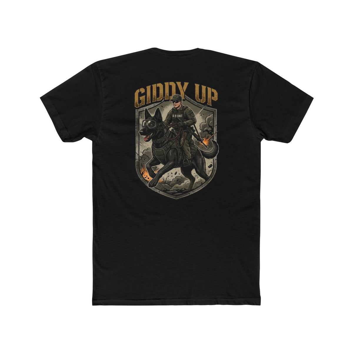 K-9 Giddy Up Into Battle Tee