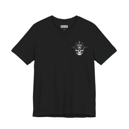 Blue Line LaserWorks No Excuses tee | No Excuses Work Harder shirt