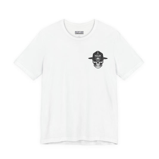 Blue Line LaserWorks No Excuses tee | No Excuses Work Harder shirt