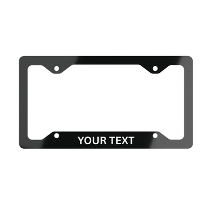 Custom Metal License Plate Frame - Personalized Car Accessories, Unique Gift for Him/Her, Custom Text, Car Decor, Special Occasions