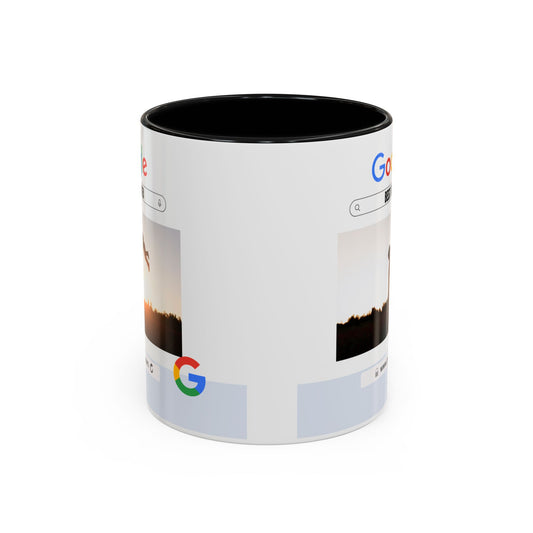 Coffee Mug, Father's Day Best Dad Ever Google Search with Customizable Pictures, Personalized Gift for Dad, Custom Photo Mug, Unique