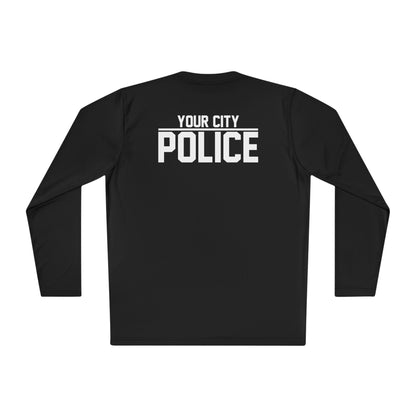 Custom Agency Police/Sheriff Long Sleeve Dri Fit Tee | Law Enforcement Back Print
