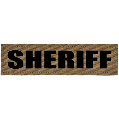 SHERIFF Heat Press Vinyl - 1x3.75 CORDURA® Patch