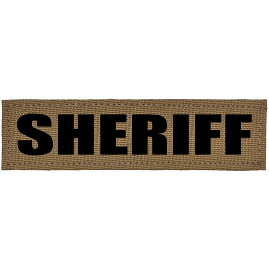 SHERIFF Heat Press Vinyl - 1x3.75 CORDURA® Patch