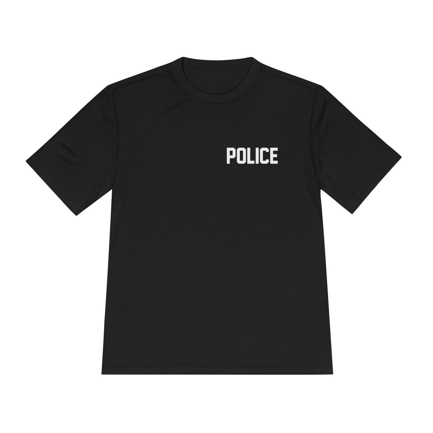 Custom Police/Sheriff Dri Fit Tee | Sheriff T-Shirt, Front Chest and Back Badge Text