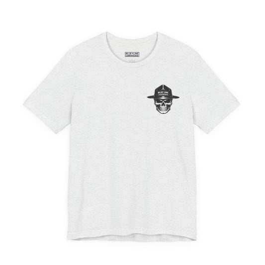 Blue Line LaserWorks No Excuses tee | No Excuses Work Harder shirt