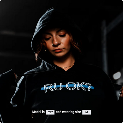 Stigma-Breaking Hoodie- Blue Line