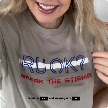 Stigma Breaking Unisex Tee- White Line