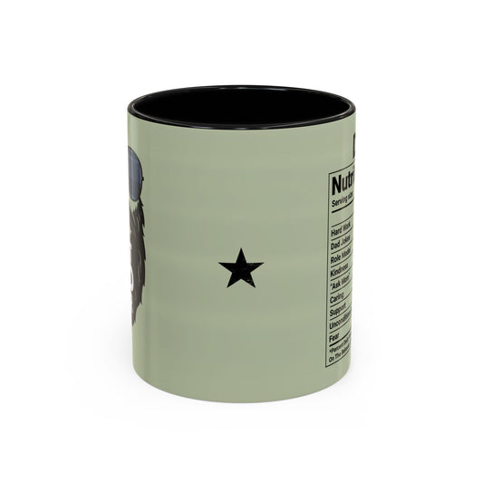 Dad Nutrition Facts Coffee Mug | Funny Gift for Father's Day, Birthday, Coffee Lover, Dad Joke Enthusiast, Unique Kitchen Decor