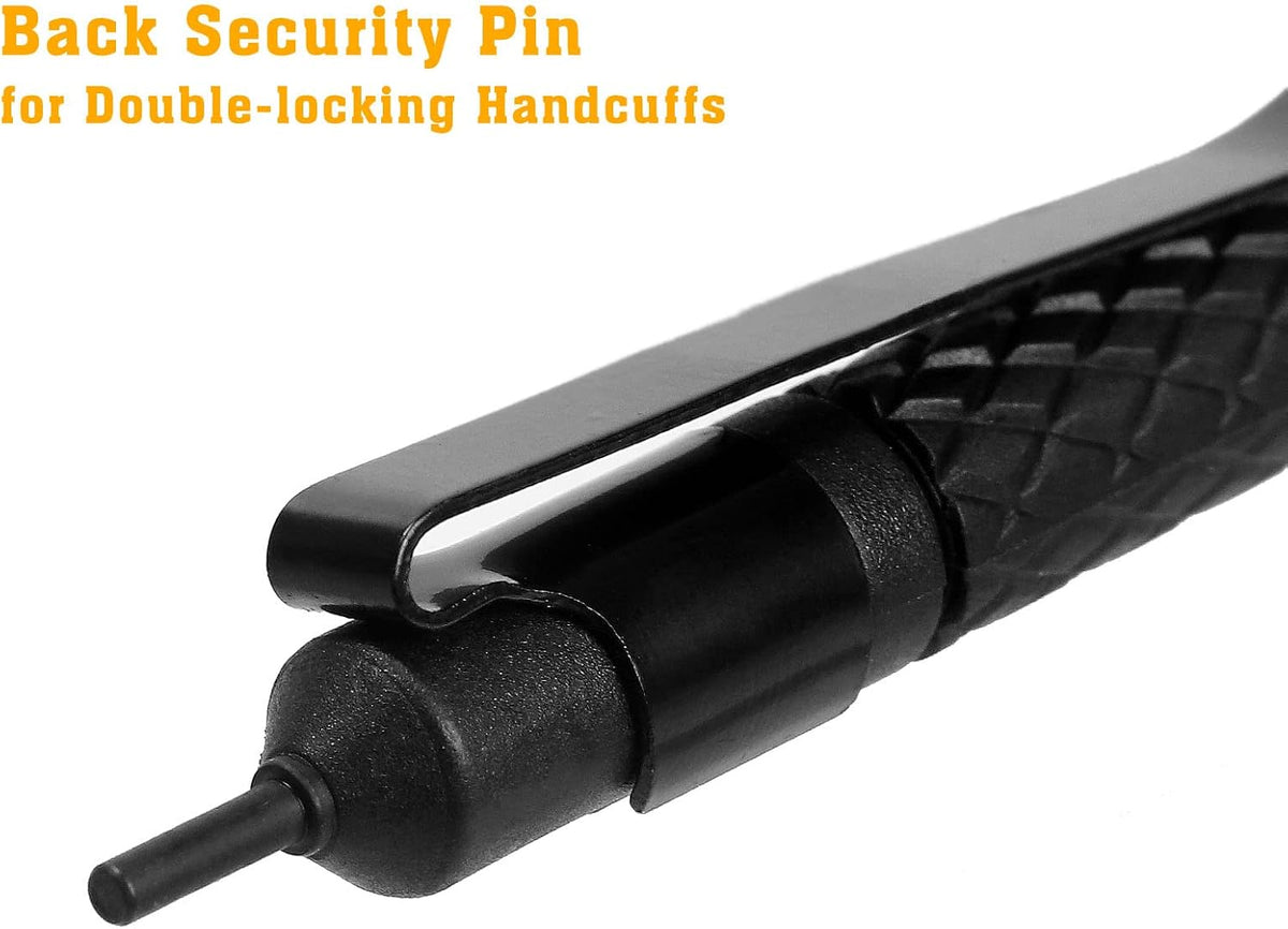 Custom Engraved Handcuff Key – Personalized EDC Security Key – Clip & Back Engraving – Law Enforcement Gift