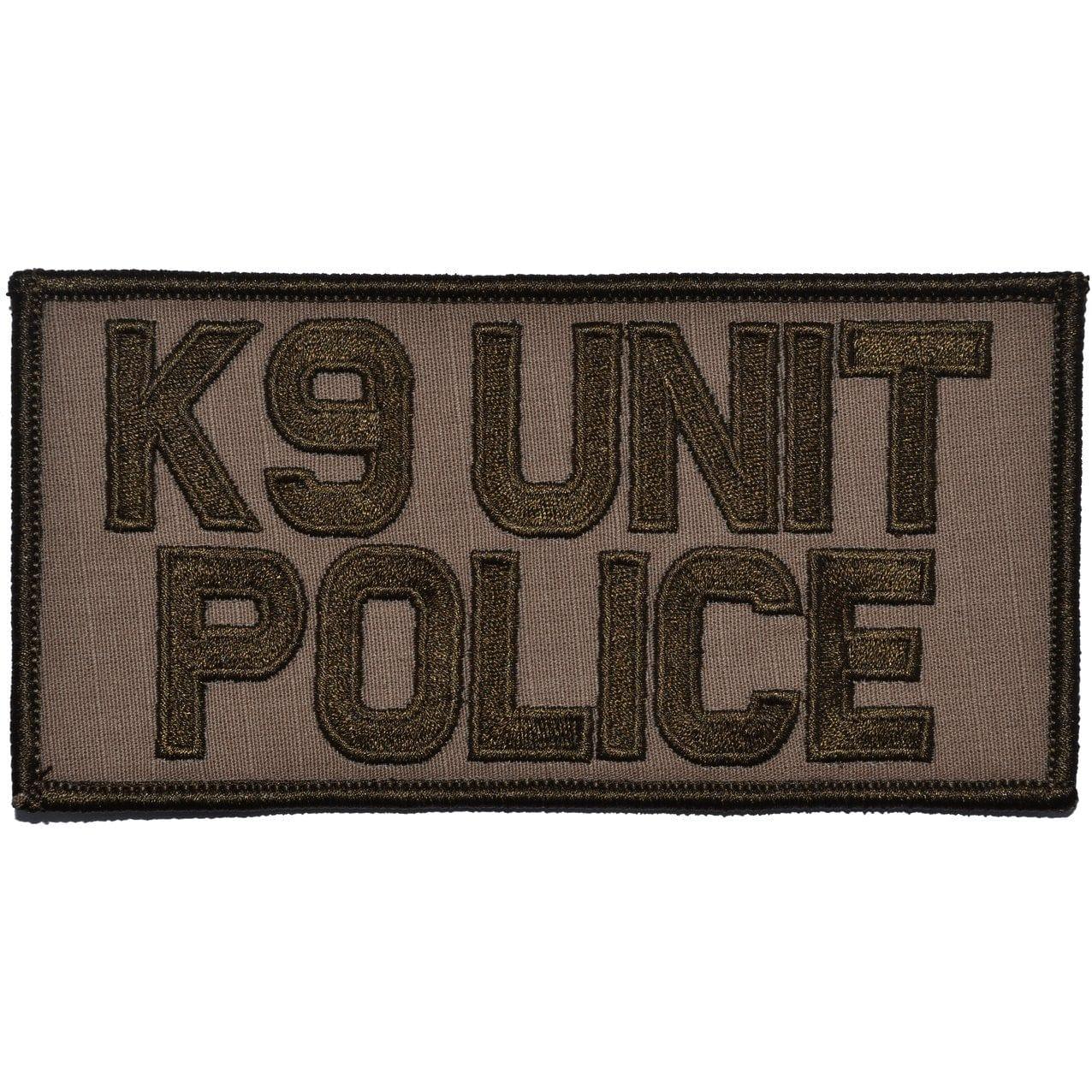 K9 Unit Police - 3x6 Patch