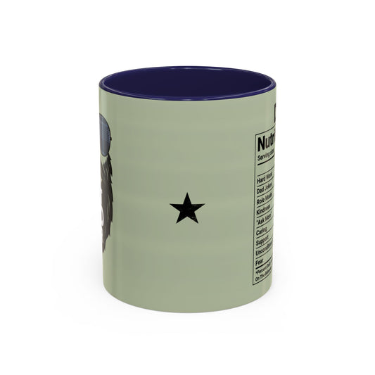 Dad Nutrition Facts Coffee Mug | Funny Gift for Father's Day, Birthday, Coffee Lover, Dad Joke Enthusiast, Unique Kitchen Decor