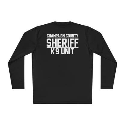 Custom Dri Fit K9 Unit Long Sleeve Shirt | Police Sheriff Trooper K9 Badge Long Sleeve