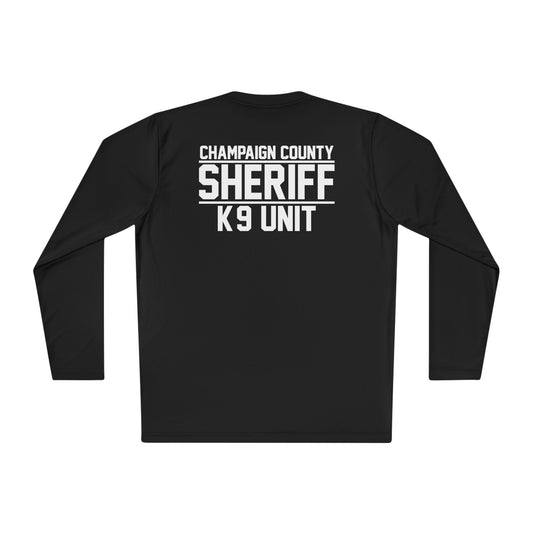 Custom Dri Fit K9 Unit Long Sleeve Shirt | Police Sheriff Trooper K9 Badge Long Sleeve