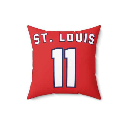 Sports Pillow, Customizable Team Name & City, Personalized Pillow, Decorative Throw Pillow, Game Day Gift, Athletic Room Decor