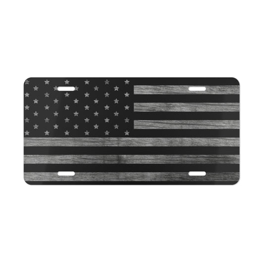 License Plate, Custom American Flag Vanity Plate, Patriotic Car Decoration, Personalized Auto Tag, USA Flag Front Plate, Independence Day