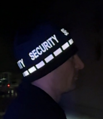 Black Beanie- SECURITY
