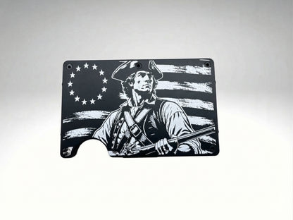 Engraved RFID Wallet – The Patriots Stand