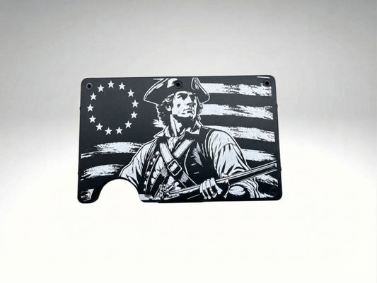 Engraved RFID Wallet – The Patriots Stand