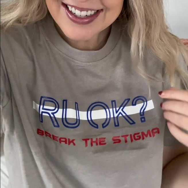 Stigma Breaking Unisex Tee- White Line