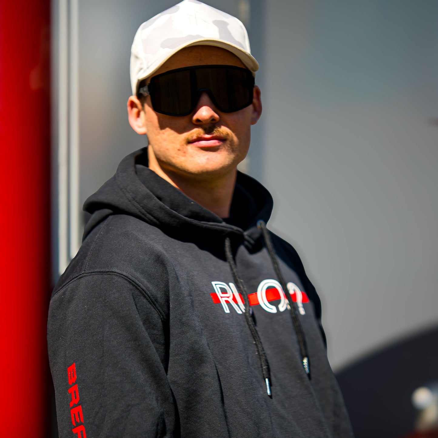 Stigma Breaking Hoodie- Red Line