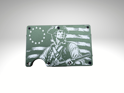 Engraved RFID Wallet – The Patriots Stand