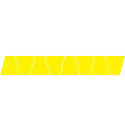YELLOW REFLECTIVE HELMET (TET) TETRAHEDRON 8 PACK