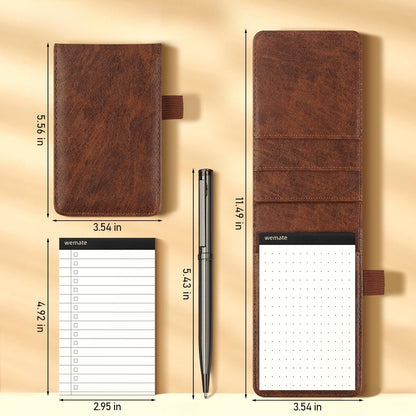 Custom Engraved Police Pocket Notebook Cover | Personalized Law Enforcement Notepad Holder | Badge, Patch, Logo & Name Engraving