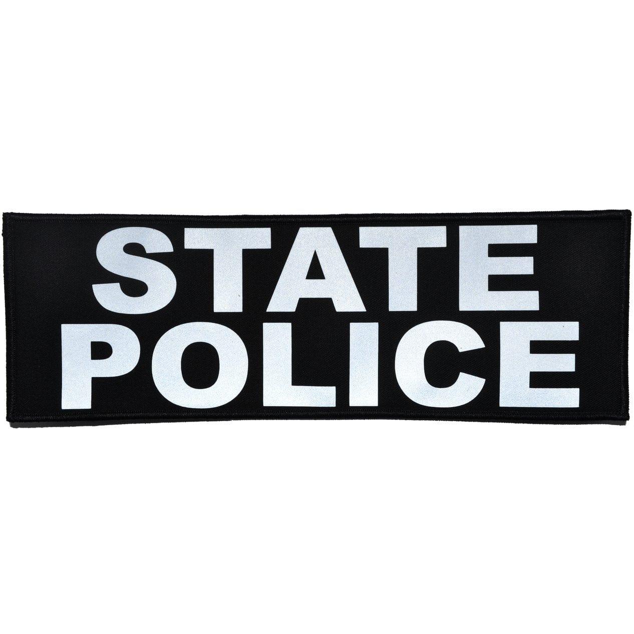 State Police Reflective - 4x12 Patch