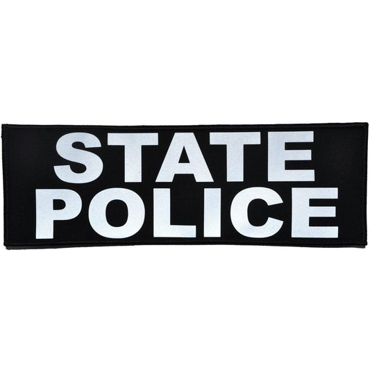 State Police Reflective - 4x12 Patch