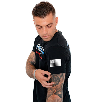 Stigma-Breaking Unisex Tee- Blue Line