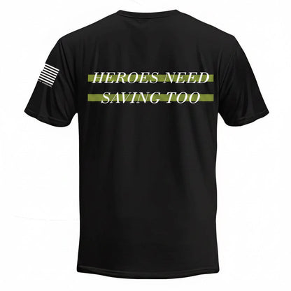 Stigma Breaking Unisex Tee- Green Line