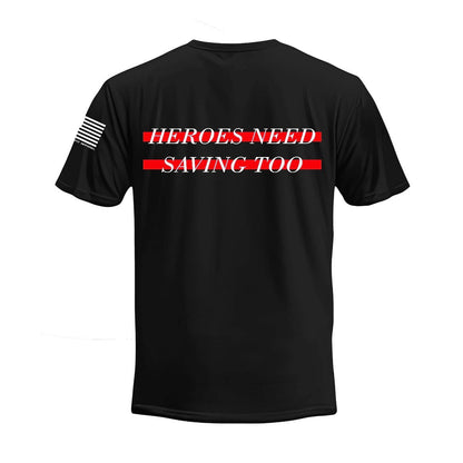 Stigma-Breaking Unisex Tee- Red Line