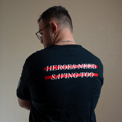 Stigma-Breaking Unisex Tee- Red Line
